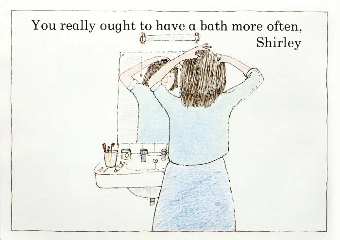 A child's eye view - Time to get out of the bath Shirley