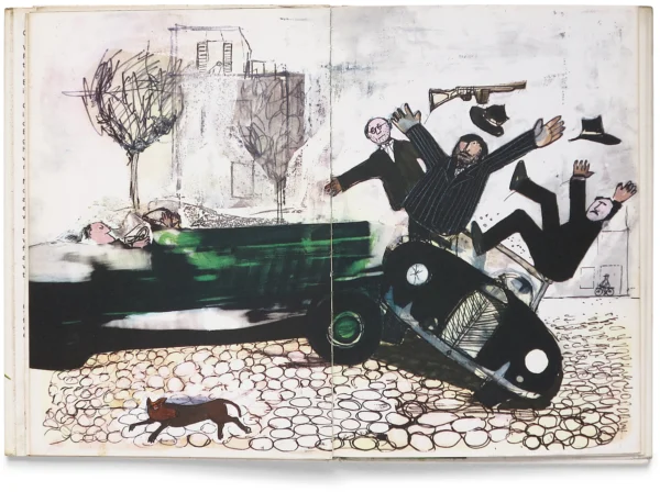 Chitty collides with gangster's car